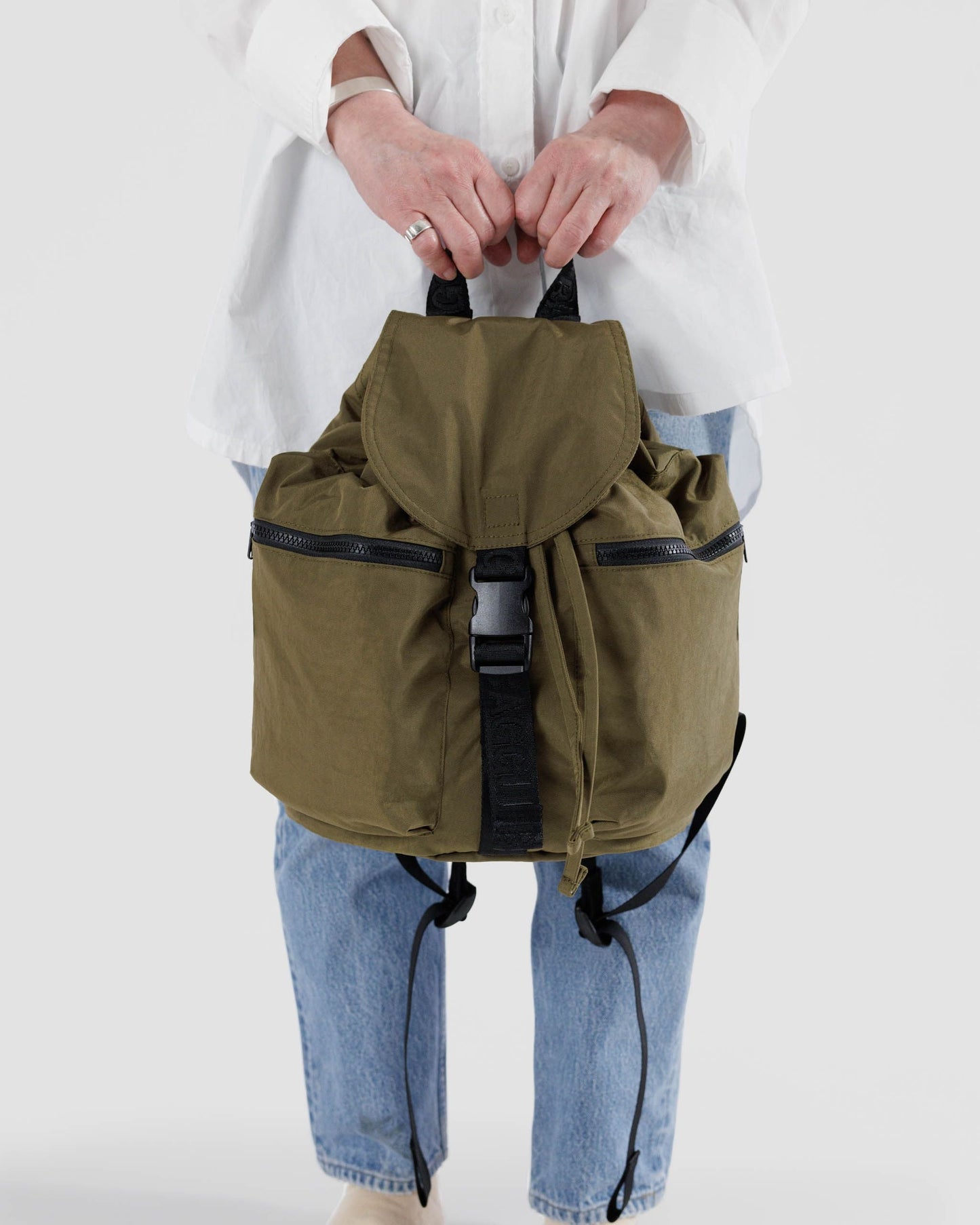 Baggu Drawstring Backpack – Recycled, Versatile & Everyday-Ready