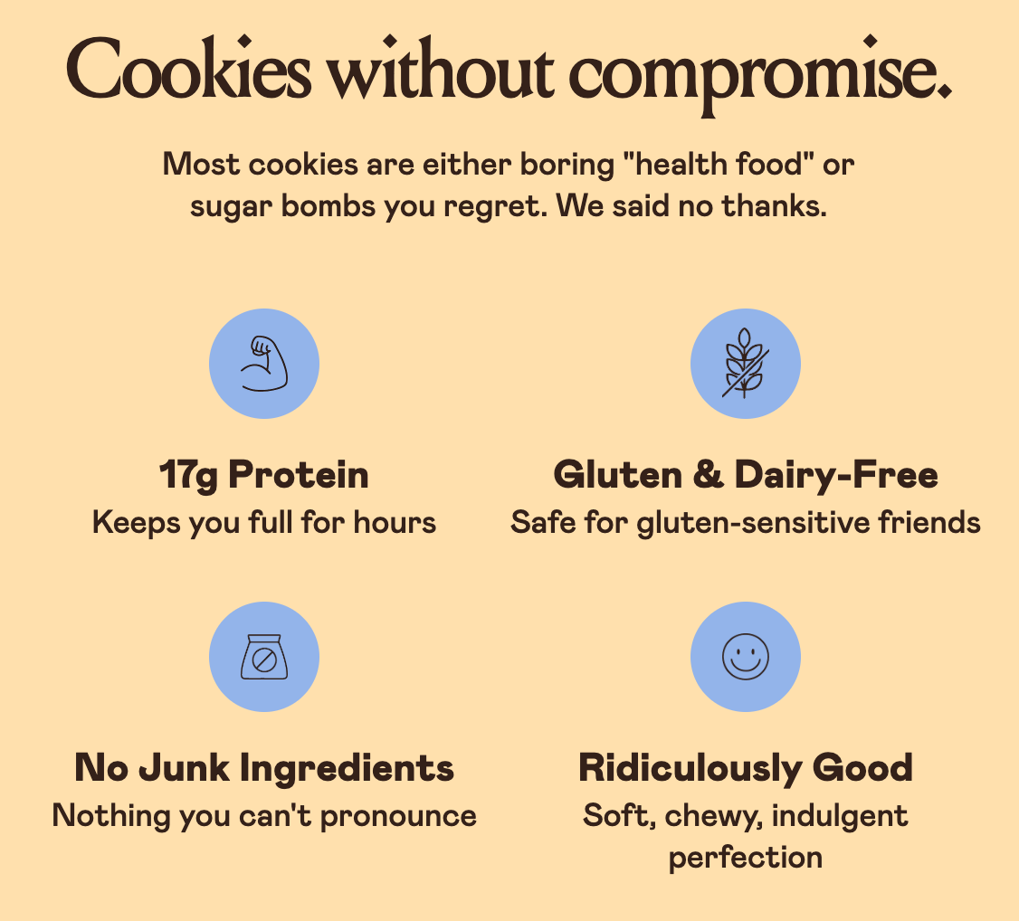 Chocolate Chip Protein Cookie (17g Protein) | Gluten & Dairy-Free | Sweet Addison’s