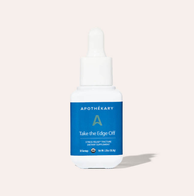 Apothekary Take the Edge Off® Herbal Tincture | Non-Alcoholic White Wine Alternative