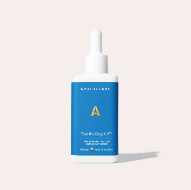 Apothekary Take the Edge Off® Herbal Tincture | Non-Alcoholic White Wine Alternative