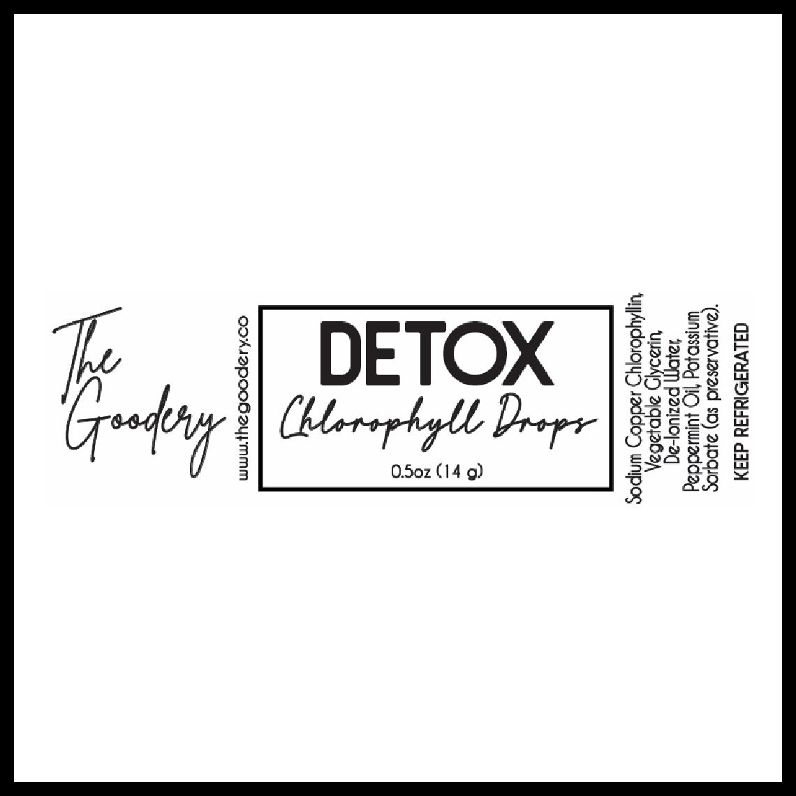 Detox Chlorophyll Drops – Liquid Plant Power for Daily Energy & Cleansing (0.5oz)