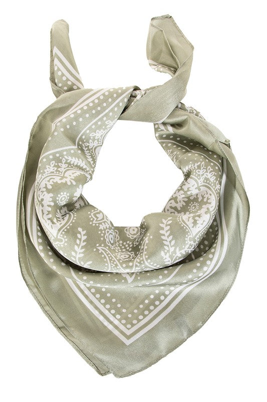 Paisely Square Scarf