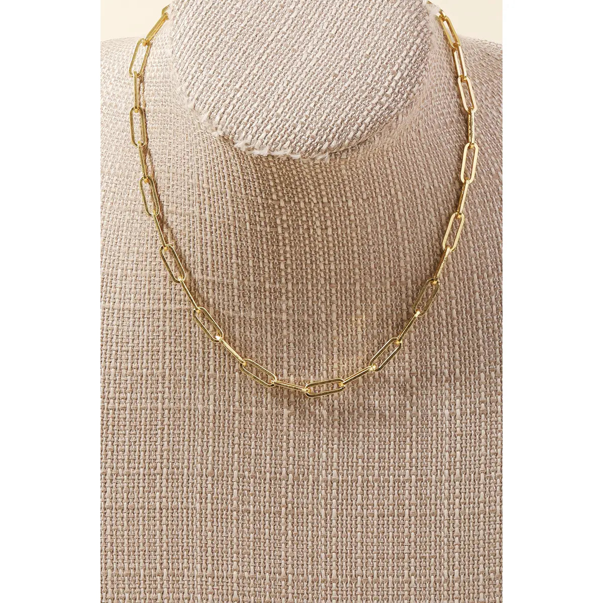 Oval Chain Link Necklace