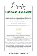 Load image into Gallery viewer, 7 DAY JUICE &amp; SOUP CLEANSE
