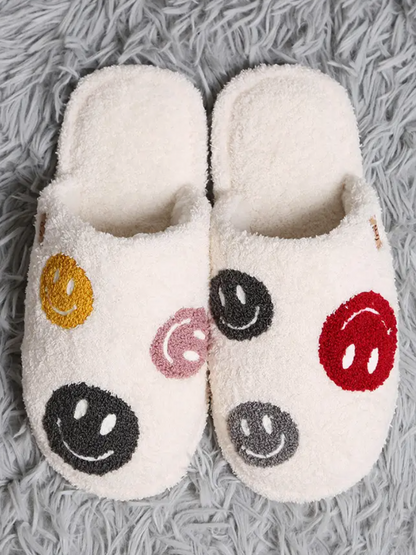 HAPPY FACE SLIPPERS