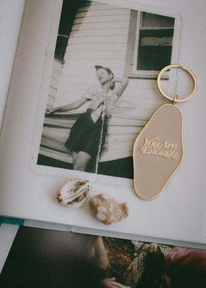 THE BEE & THE FOX YOU ARE ENOUGH KEYCHAIN