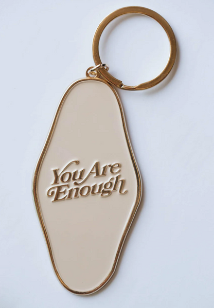 THE BEE & THE FOX YOU ARE ENOUGH KEYCHAIN