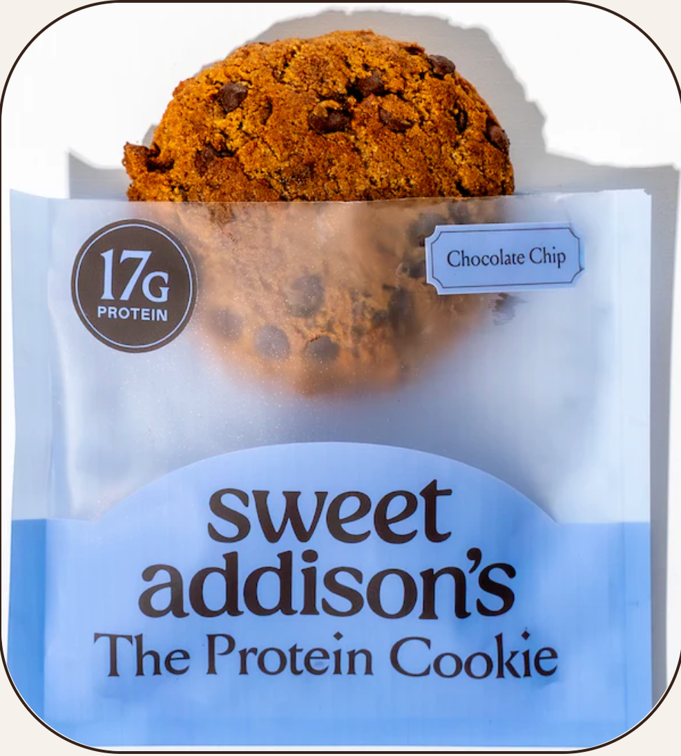 Chocolate Chip Protein Cookie (17g Protein) | Gluten & Dairy-Free | Sweet Addison’s