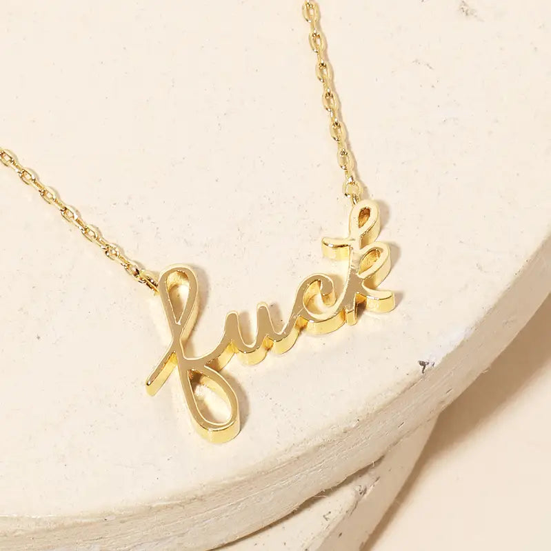 F*ck Necklace