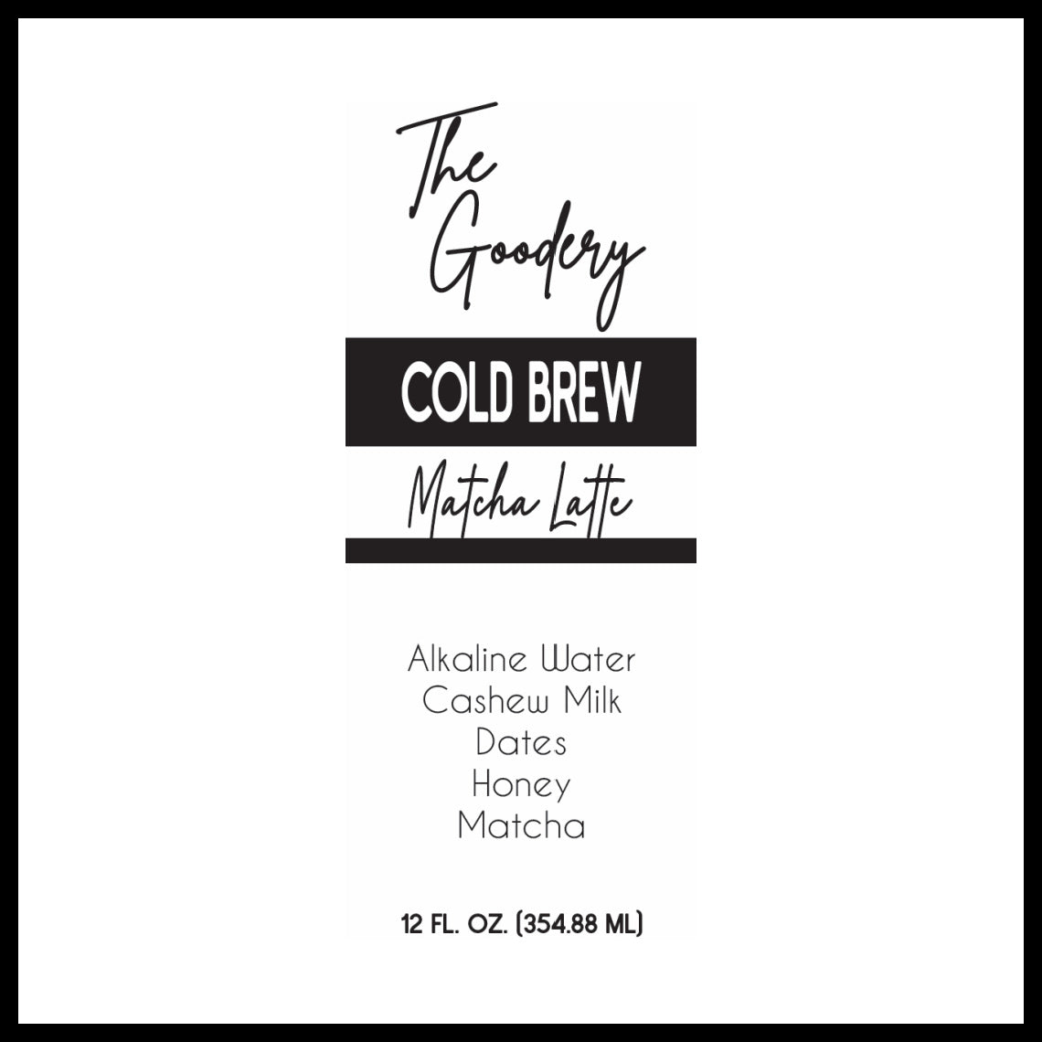 HEALTHY COLD BREW