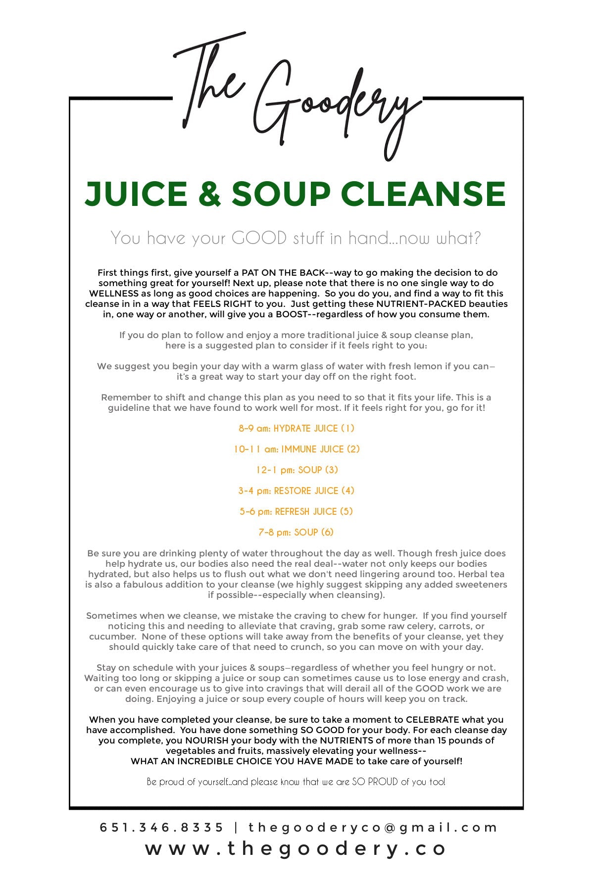 5 DAY JUICE & SOUP CLEANSE