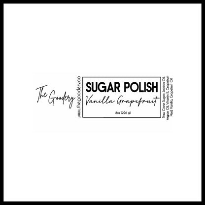 WHOLESALE -- VANILLA GRAPEFRUIT SUGAR POLISH